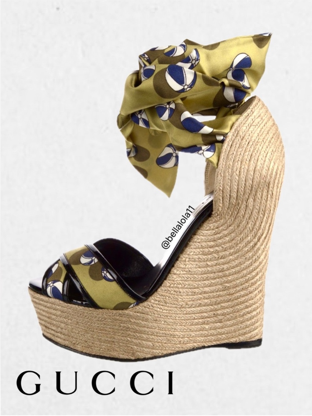 AUTHENTIC GUCCI RESORT/CRUISE  COLLECTION WEDGES